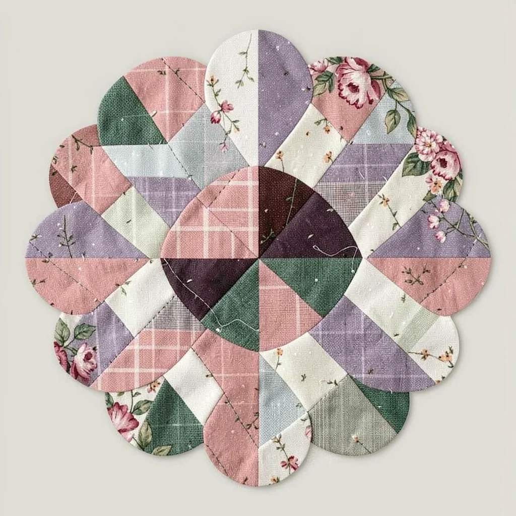 Dresden Plate quilt block