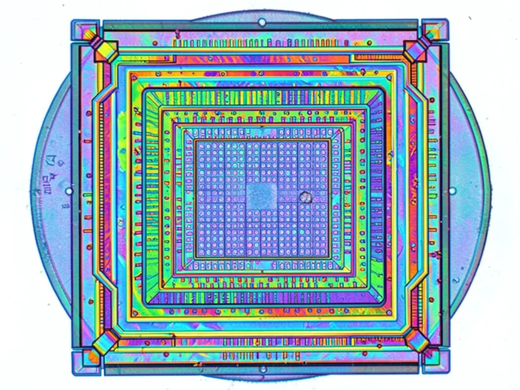 Guard ring structures, concentric rectangular borders around sensitive circuit b