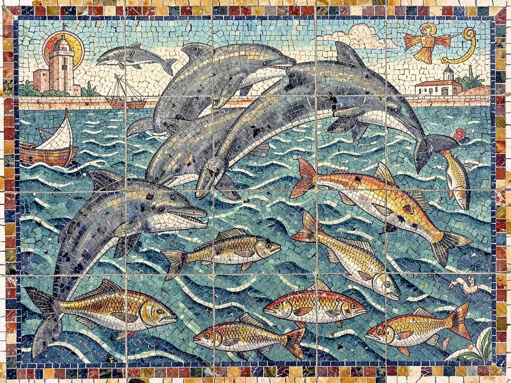 Mediterranean sea mosaic