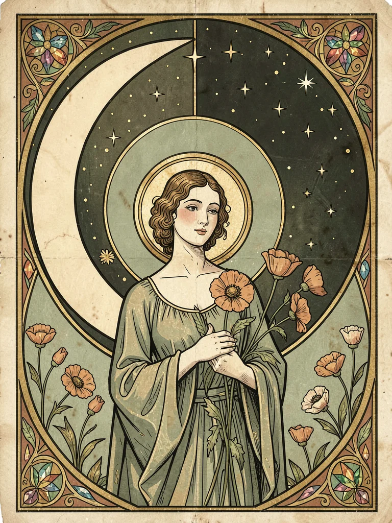 Art Nouveau Night personification