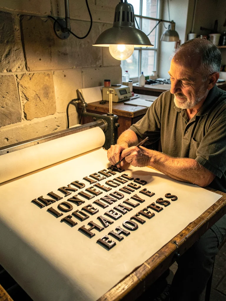 Checking Type Height on Stone