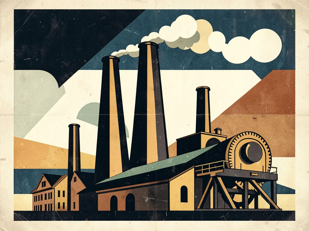 Art Deco industrial factory
