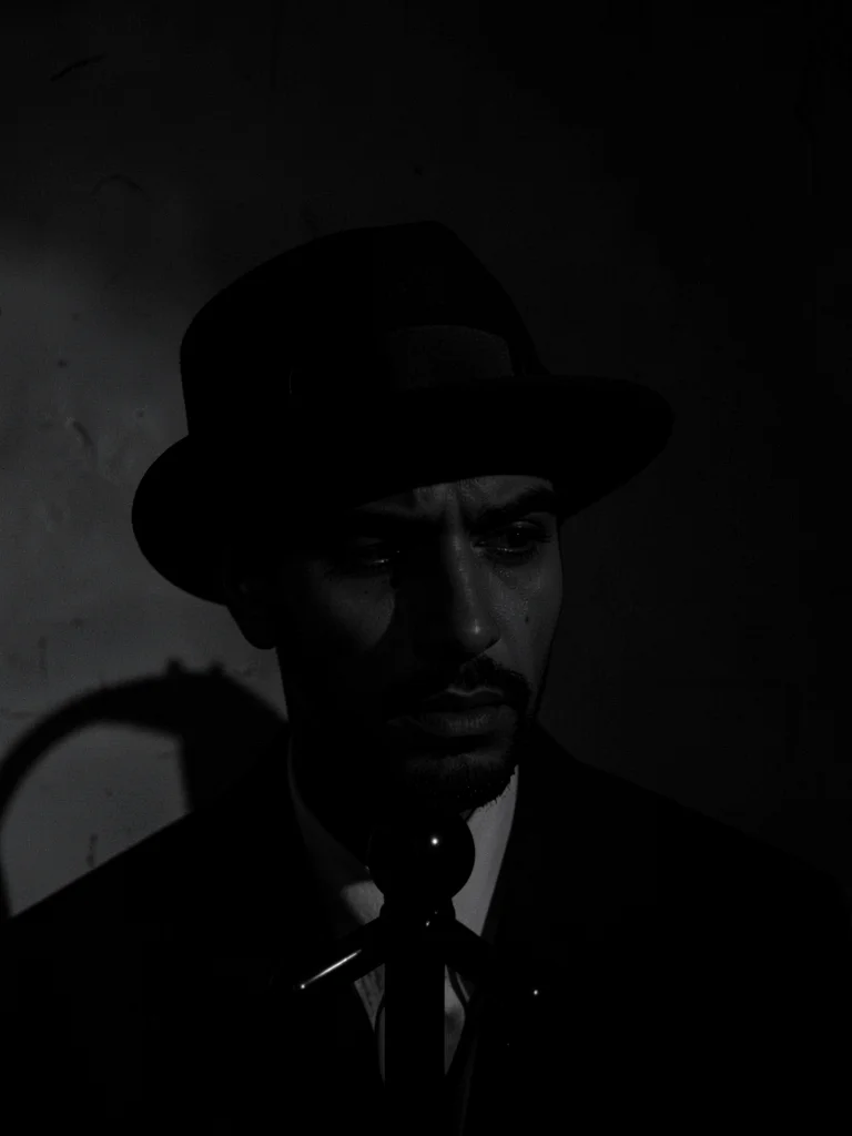 Fedora on coat rack
